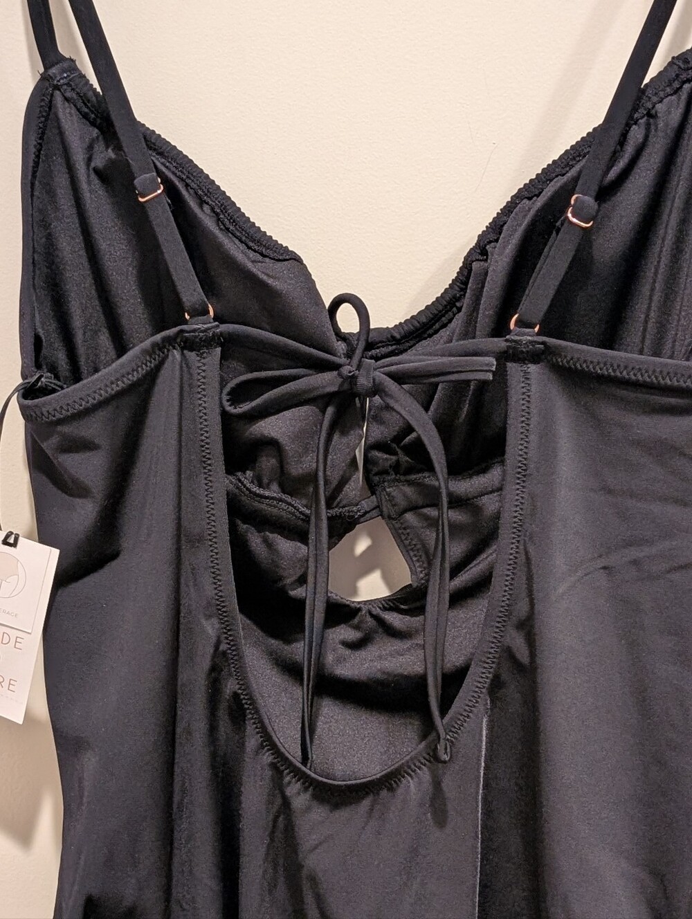 Shade & Shore Black One-Piece Swimsuit - Picture 7 of 7
